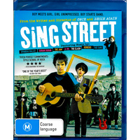 SING STREET -Rare Blu-Ray Aus Stock Comedy New Region B