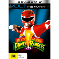 Mighty Morphin Power Rangers - The Mutiny: Season 2 :Vol 1 Region 4