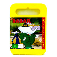 Babar King Of The Elephants HANDLE CASE PAL -Kids DVD Rare Aus Stock New
