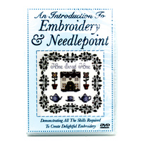 An Introduction To Embroidery And Needlepoint -Educational DVD Series New