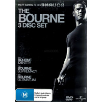 THE BOURNE 3 DISC SET DVD Preowned: Disc Like New
