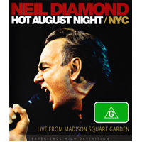 Neil Diamond Hot August Night NYC Blu-Ray Preowned: Disc Like New
