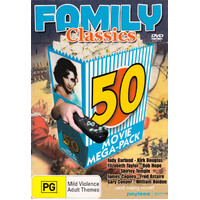 50 Family Movie Mega-Pack DVD Preowned: Disc Like New