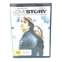 Love Story Ali Macgraw Ryan O Neal DVD Preowned: Disc Like New