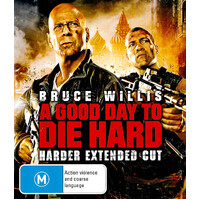 A Good Day To Die Hard Harder Extended Cut Blu-Ray Preowned: Disc Like New