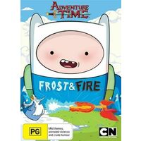 ADVENTURE TIME - FROST & FIRE + SLAMACOW DVD Preowned: Disc Like New