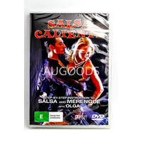 SALSA CALIENTE with OLGA-STEP BY STEP INSTRUCTION TO SALSA & MERENGUE DVD Preowned: Disc Like New