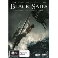 Black Sails SEASON 2 DVD Preowned: Disc Like New