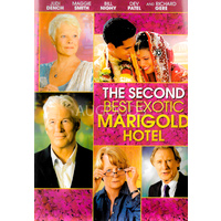 The Second Best Exotic Marigold Hotel -Rare Preowned DVD Excellent Condition Aus Stock -Family