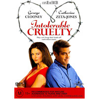 Intolerable Cruelty: George Clooney Catherine Zeta-Jones DVD Preowned: Disc Excellent
