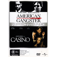 American Gangster / Casino DVD Preowned: Disc Excellent