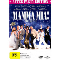 Mamma Mia! The Movie (After Party Edition) -Rare Preowned DVD Excellent Condition Aus Stock -Music
