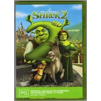 Shrek 2 -Kids DVD Rare Aus Stock Preowned: Excellent Condition