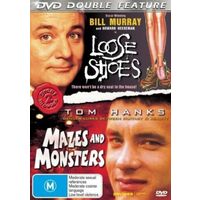 DOUBLE FEATURE LOOSE SHOES & MAZES AND MONSTERS DVD Preowned: Disc Excellent