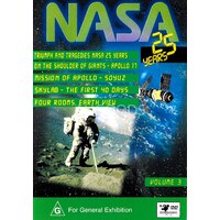 NASA 25 Years Volume 3 - DVD Series Rare Aus Stock Preowned: Excellent Condition