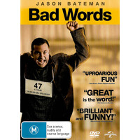 Bad Words . -Rare DVD Aus Stock Comedy Preowned: Excellent Condition