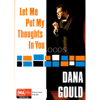 Dana Gould Let Me Put My Thoughts In You -Rare Preowned DVD Excellent Condition Aus Stock Comedy