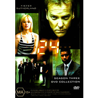 24 - Season 3 - DVD Series Rare Aus Stock Preowned: Excellent Condition