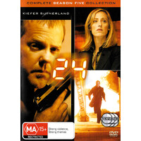 24 Season 5 [6 Discs] -Rare DVD Aus Stock -Music Preowned: Excellent Condition