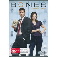 Bones Season 3 - DVD Series Rare Aus Stock Preowned: Excellent Condition