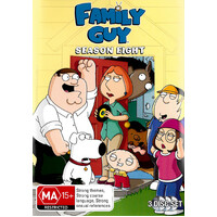 Family Guy Season 8 -Comedy Rare Aus DVD Preowned: Excellent Condition