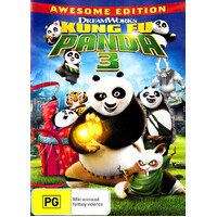 Kung Fu Panda 3 -Animated DVD Rare Aus Stock Preowned: Excellent Condition
