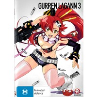 Gurren Lagann 3 - Rare DVD Aus Stock Preowned: Excellent Condition