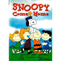 SNOOPY COME HOME -Rare DVD Aus Stock Animated Preowned: Excellent Condition