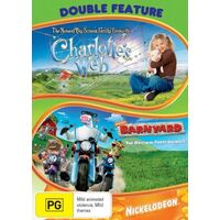 Charlotte's Web & Barnyard -Kids DVD Rare Aus Stock Preowned: Excellent Condition