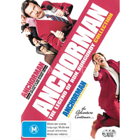 Anchorman -Rare DVD Aus Stock Comedy Preowned: Excellent Condition