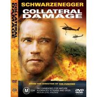 COLLATERAL DAMAGE -Arnold Schwarzenegger, John Turturro DVD Preowned: Disc Excellent