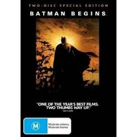 Batman Begins DVD Preowned: Disc Excellent