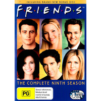 Friends Season 9 - DVD Series Rare Aus Stock Preowned: Excellent Condition