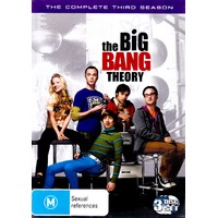 Big Bang Theory Season 3 Region 4 DVD Preowned: Disc Excellent