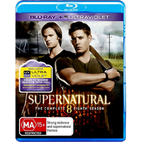 Supernatural The Complete Eighth Season Blu-Ray Preowned: Disc Excellent