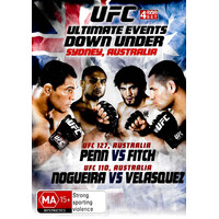 UFC Ultimate Events Down Under Sydney, Australia -DVD Series Rare Aus Stock 