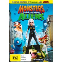 Monsters vs Aliens DVD Preowned: Disc Excellent