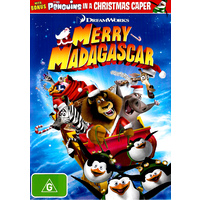 MERRY MADAGASCAR -Rare DVD Aus Stock -Family Preowned: Excellent Condition