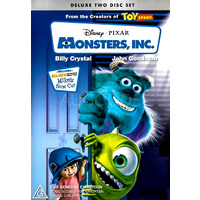 MONSTERS INC -Rare DVD Aus Stock Animated Preowned: Excellent Condition