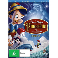 Pinocchio DVD Preowned: Disc Excellent