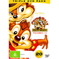 Chip N Dale Rescue Rangers Volumes 1 - 3 DVD Preowned: Disc Excellent