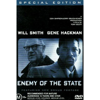 ENEMY OF THE STATE - SPECIAL EDITION DVD Preowned: Disc Excellent