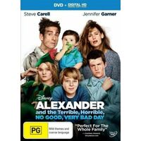 Alexander and the Terrible, Horrible, No Good, Very Bad Day -Rare Preowned DVD Excellent Condition Aus Stock