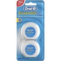 Oral-b Essential Floss Dental Floss 50m 2 pack