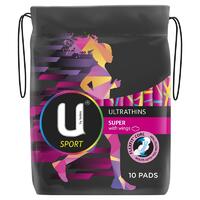 U by Kotex Sport Ultrathins Pads Super 10 Pack