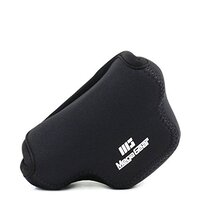MegaGear Panasonic Lumix DMC-GM1 Ultra Light Neoprene Camera Case, with Carabiner - Black - MG058