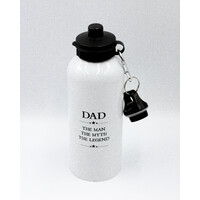 Dad The Man The Myth The Legend - Sports Water Bottle, 620 ml 21oz -3dRose