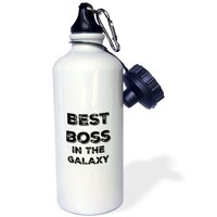 Best Boss in The Galaxy - Sports Water Bottle, 620 ml - 21oz 3dRose