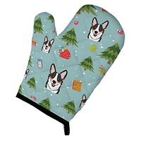 Caroline's Treasures Christmas Corgi Oven Mitt, Multicolor