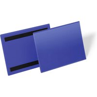 Durable Logistics Pockets Magnetic Document Pouch, A5, Landscape, Pack of 50